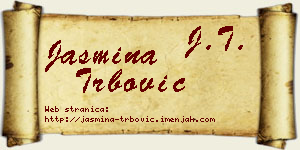 Jasmina Trbović vizit kartica